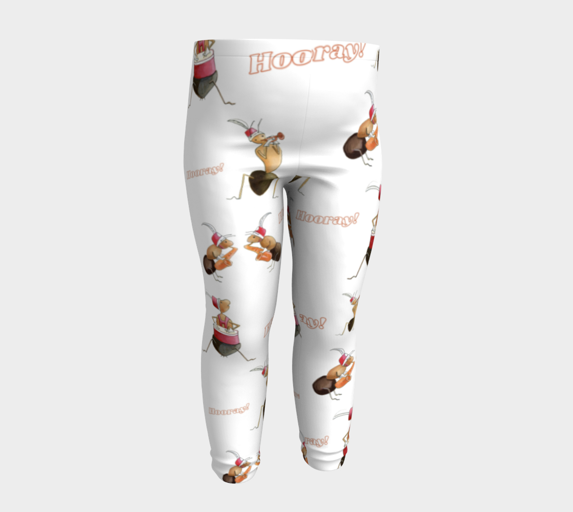 The ants go marching baby leggings.